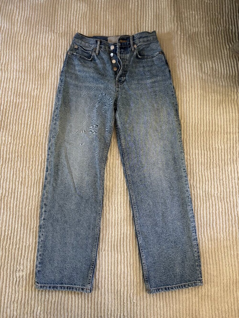 Everlane - The Rigid Way-High® Jean (29.5" Long) - Vintage Light Wash Size 25